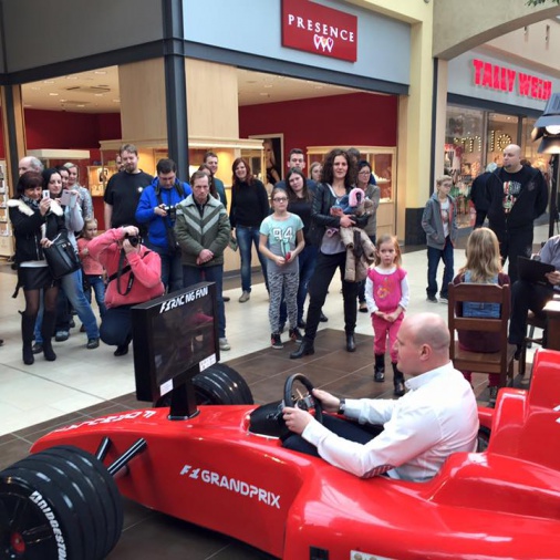 Simulátor Formule 1 - OC Olympia Olomouc