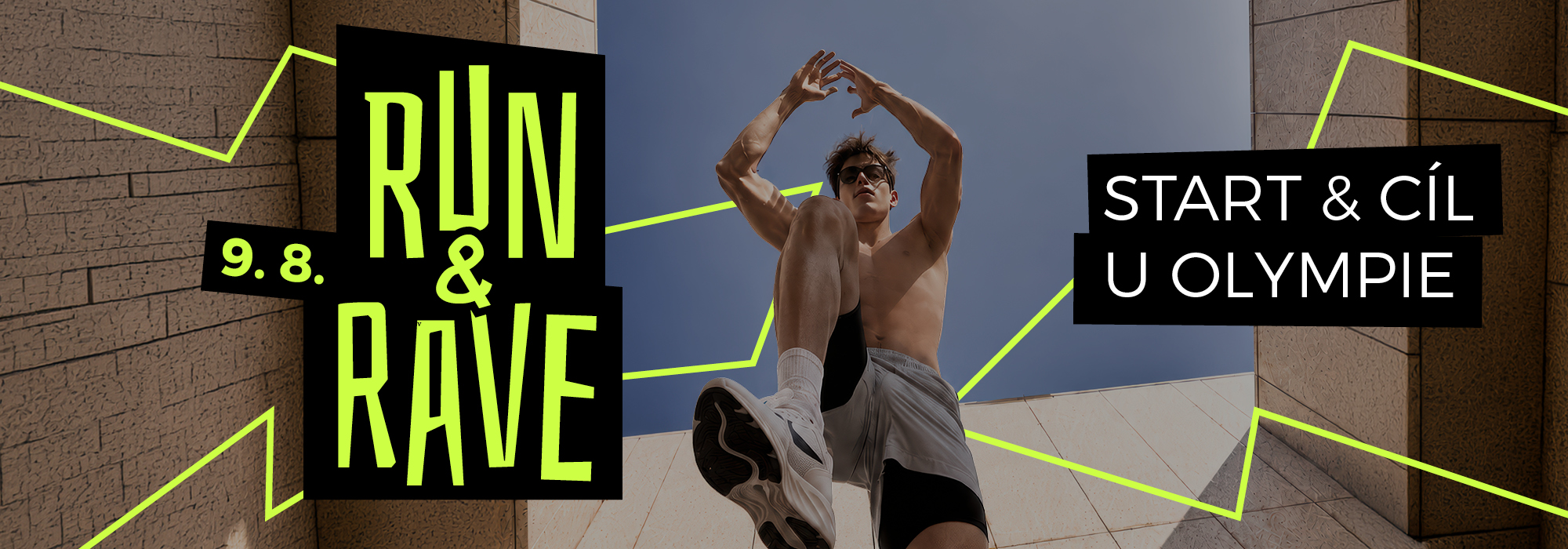 Run & Rave v Olympii Olomouc
